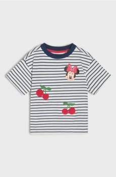 Бавовняна футболка з принтом Minnie Mouse - білий