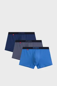 Мужские боксеры (3 шт) Разноцветный M Atlantic 3MH-011