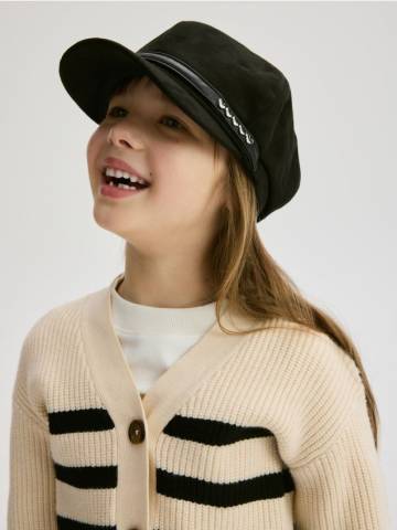 Reserved - GIRLS` CAP - чорний - 573DP-99X Reserved - GIRLS` CAP - чорний - 573DP-99X