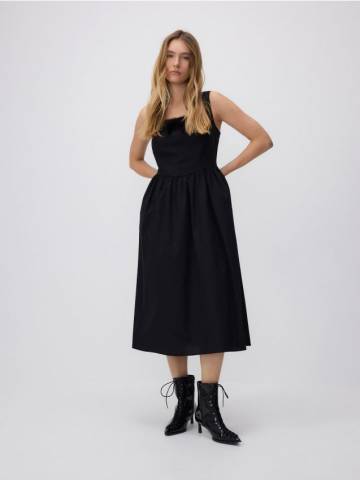 Reserved - LADIES` DRESS - чорний - 112EU-99X Reserved - LADIES` DRESS - чорний - 112EU-99X