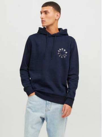 Jack&Jones Світшот Warrior 12242543 Cиній Regular Fit Jack&Jones Світшот Warrior 12242543 Cиній Regular Fit