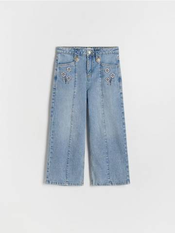 Reserved - GIRLS` JEANS TROUSERS - синій - 733CV-50J Reserved - GIRLS` JEANS TROUSERS - синій - 733CV-50J