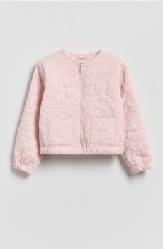 Reserved - Куртка бомбер - пастельний рожевий - 710EG-03X