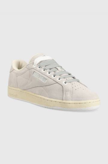 Замшевые кроссовки Reebok Club C Grounds цвет серый HP6470-Grey Замшевые кроссовки Reebok Club C Grounds цвет серый HP6470-Grey