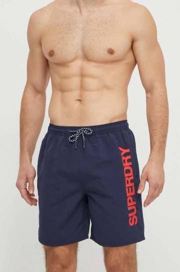 Купальные шорты Superdry цвет синий Купальные шорты Superdry цвет синий