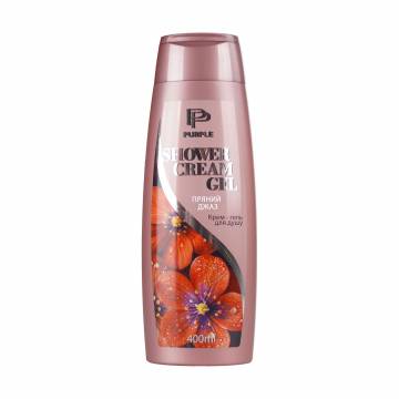 Крем-гель для душа PURPLE Shower Cream Gel Пряный джаз, 400 мл Крем-гель для душа PURPLE Shower Cream Gel Пряный джаз, 400 мл