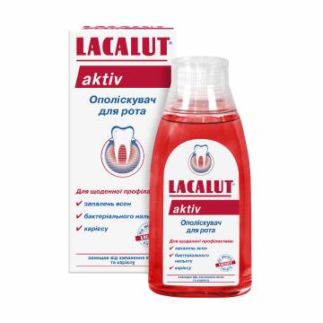 Ополаскиватель для полости рта Lacalut Aktiv, 300 мл Ополаскиватель для полости рта Lacalut Aktiv, 300 мл