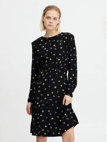 ICHI Повсякденна сукня 20117967 Чорний Regular Fit ICHI Повсякденна сукня 20117967 Чорний Regular Fit
