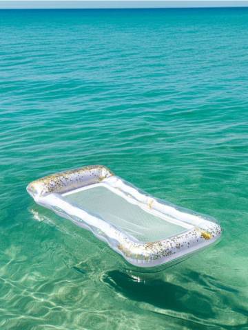 Надувний матрац - золотий