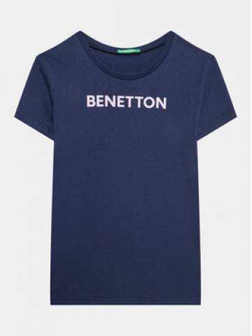 United Colors Of Benetton Футболка 3096C10D2 Cиній Regular Fit United Colors Of Benetton Футболка 3096C10D2 Cиній Regular Fit