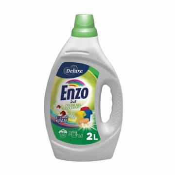 Гель для стирки Deluxe Enzo 2 in 1 Сolor Gel для цветных тканей, 50 стирок, 2 л Гель для стирки Deluxe Enzo 2 in 1 Сolor Gel для цветных тканей, 50 стирок, 2 л