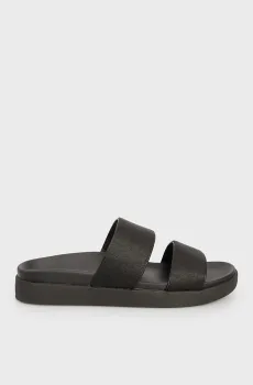 Женские черные слайдеры FLAT SLIDE Черный 37 Calvin Klein HW0HW02486