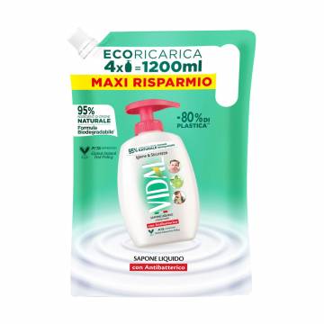 Жидкое мыло Vidal Liquid Soap Антибактериальное, 1.2 л (запаска) Жидкое мыло Vidal Liquid Soap Антибактериальное, 1.2 л (запаска)