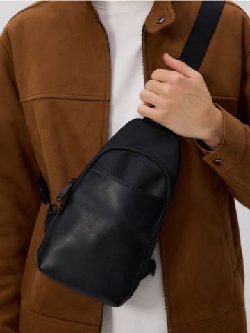 Reserved - Борсетка через плече - чорний - 835FD-99X