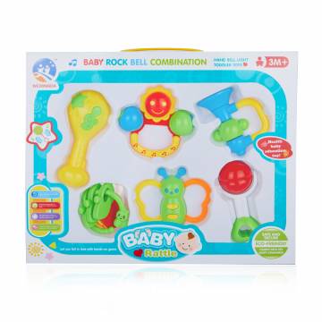 Набор погремушек для малышей Weixingda TOYS пластик, в коробке, 6 шт (777-4) Набор погремушек для малышей Weixingda TOYS пластик, в коробке, 6 шт (777-4)