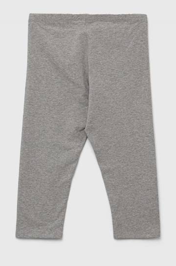 Детские леггинсы United Colors of Benetton цвет серый однотонные