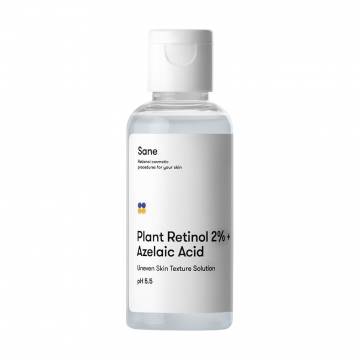 Тоник для лица Sane Plant Retinol 2% + Azelaic Acid с растительным ретинолом, 50 мл Тоник для лица Sane Plant Retinol 2% + Azelaic Acid с растительным ретинолом, 50 мл