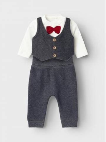 NAME IT Набір боді і штани 13223335 Голубий Regular Fit NAME IT Набір боді і штани 13223335 Голубий Regular Fit