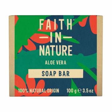 Твердое мыло Faith In Nature Aloe Vera Soap Bar c алоэ вера, 100 г Твердое мыло Faith In Nature Aloe Vera Soap Bar c алоэ вера, 100 г