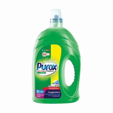 Гель для стирки Purox Color, 143 цикла стирки, 4.3 л