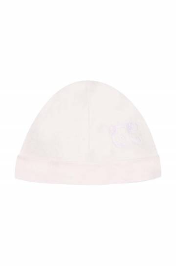 Хлопковая шапочка для младенцев Tartine et Chocolat цвет розовый из тонкого трикотажа хлопковая