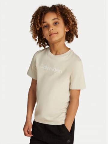 Calvin Klein Jeans Футболка IU0IU00682 Бежевий Regular Fit Calvin Klein Jeans Футболка IU0IU00682 Бежевий Regular Fit