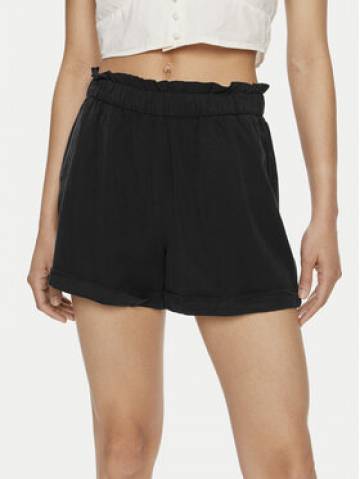 Vero Moda Шорти з тканини Harper 10283731 Чорний Loose Fit Vero Moda Шорти з тканини Harper 10283731 Чорний Loose Fit