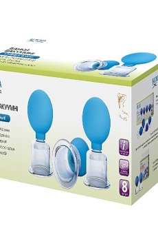 Банки вакуумные для тела Белема Трейд универсальные, диаметр 50 мм, 8 шт