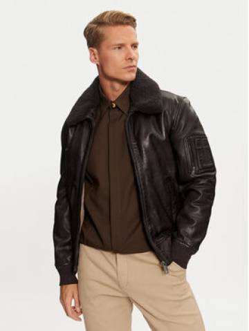 Milestone Шкіряна куртка MS Tom 43104121070 Коричневий Regular Fit Milestone Шкіряна куртка MS Tom 43104121070 Коричневий Regular Fit