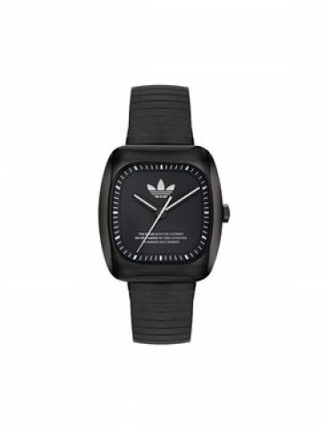 adidas Originals Годинник Retro Wave One AOSY24026 Чорний adidas Originals Годинник Retro Wave One AOSY24026 Чорний