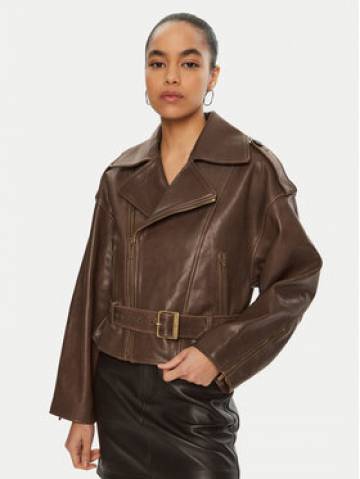 Miss Sixty Шкіряна куртка 6L4LJ2230000 Коричневий Regular Fit Miss Sixty Шкіряна куртка 6L4LJ2230000 Коричневий Regular Fit