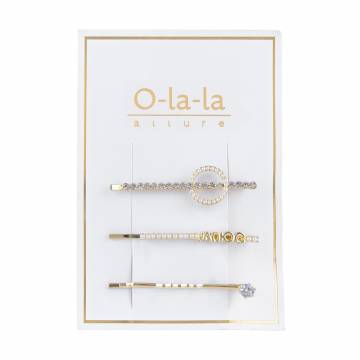 Заколка для волос O-la-la, 3 шт (Е23G180) Заколка для волос O-la-la, 3 шт (Е23G180)
