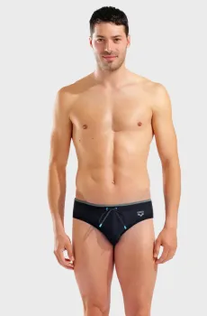 Мужские черные плавки SOLID SWIM BRIEFS Черный 85 Arena 008886-560