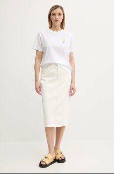 Хлопковая футболка Samsoe Samsoe SACAMINO