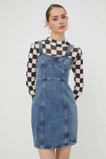 Джинсовое платье Tommy Jeans mini облегающая Джинсовое платье Tommy Jeans mini облегающая