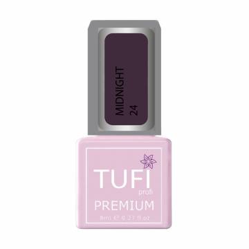 Гель-лак для ногтей Tufi profi Premium Midnight 24 Холодный аметист, 8 мл Гель-лак для ногтей Tufi profi Premium Midnight 24 Холодный аметист, 8 мл