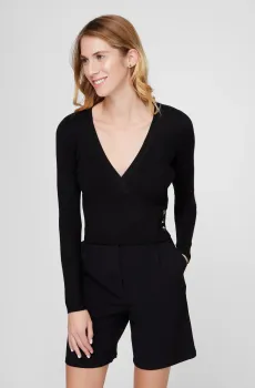 Женский черный пуловер Черный XS Tally Weijl SPUVIATLAS