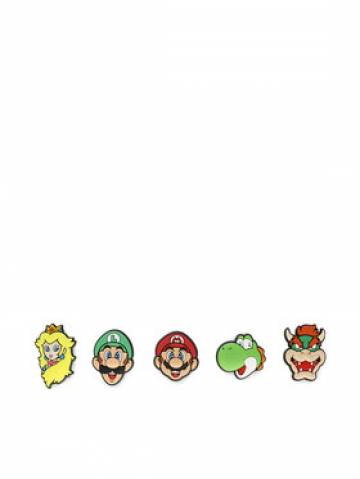 Crocs Прикраса для взуття Super Mario 5 Pack 10007701 Кольоровий Crocs Прикраса для взуття Super Mario 5 Pack 10007701 Кольоровий