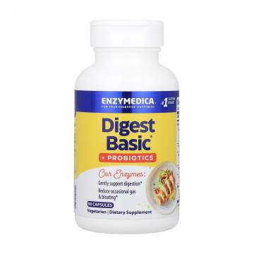 Ферменты и пробиотики Enzymedica Digest Basic + Probiotics, 90 капсул Ферменты и пробиотики Enzymedica Digest Basic + Probiotics, 90 капсул