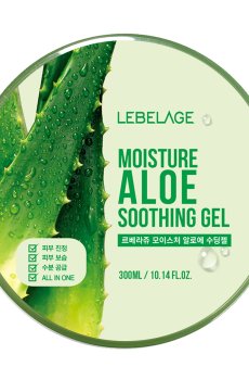 Увлажняющий гель для лица и тела Lebelage Aloe Moisture Soothing Gel, 300 мл
