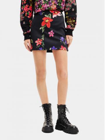 Desigual Cпідниця-міні 23WWFK04 Чорний Slim Fit Desigual Cпідниця-міні 23WWFK04 Чорний Slim Fit