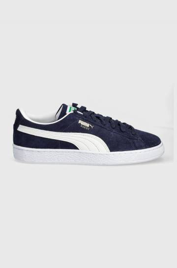 Замшевые кроссовки Puma Suede Classic цвет синий 399781 Замшевые кроссовки Puma Suede Classic цвет синий 399781