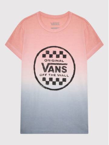 Vans Футболка Sunset Wash VN0A7RUJ Рожевий Regular Fit Vans Футболка Sunset Wash VN0A7RUJ Рожевий Regular Fit
