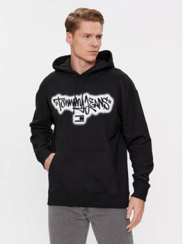 Tommy Jeans Світшот Spray Graffiti DM0DM18419 Чорний Relaxed Fit Tommy Jeans Світшот Spray Graffiti DM0DM18419 Чорний Relaxed Fit
