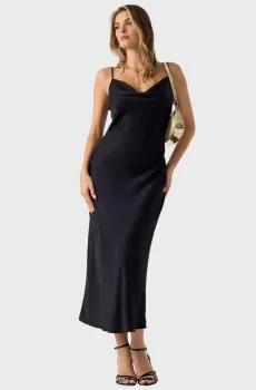 Женское черное платье Черный L Guess W6RK50.WJ732;JBLK