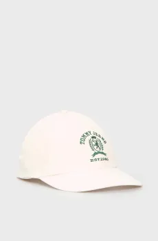 Мужская белая кепка TJM CREST CAP Белый ONESIZE Tommy Jeans AM0AM13286