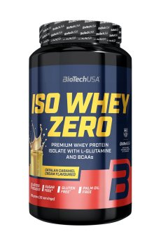 Протеин BioTechUSA Iso Whey Zero Каталонский карамельный крем, в порошке, 908 г