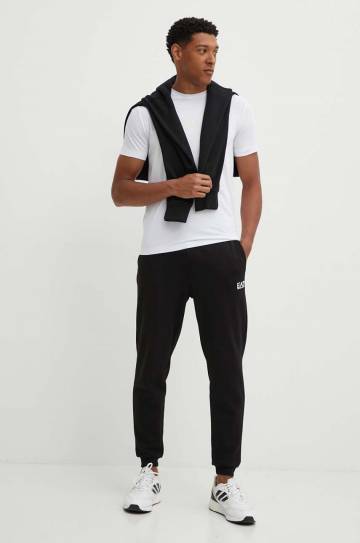 Спортивные штаны EA7 Emporio Armani цвет чёрный однотонные PJVTZ.8NPP64 Спортивные штаны EA7 Emporio Armani цвет чёрный однотонные PJVTZ.8NPP64