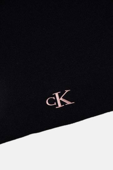 Шарф Calvin Klein Jeans женский цвет чёрный однотонный K60K612659 Шарф Calvin Klein Jeans женский цвет чёрный однотонный K60K612659