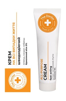 Быстродействующий антисептический крем The Doctor На все случаи жизни, 30 мл